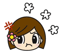 Convenient cute girls sticker #11635253