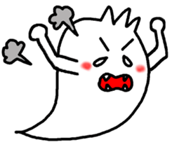 Message Balloon Ghost sticker #11635399