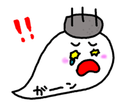 Message Balloon Ghost sticker #11635415