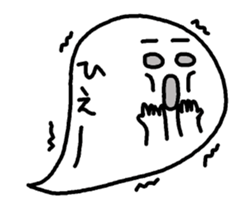 Message Balloon Ghost sticker #11635416