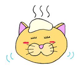 Bachiko`s feeling(japanese cat) sticker #11635825
