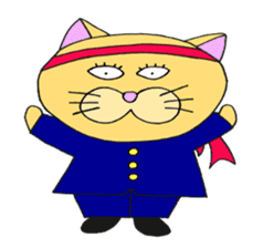 Bachiko`s feeling(japanese cat) sticker #11635828