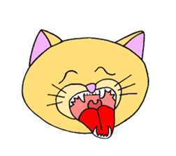 Bachiko`s feeling(japanese cat) sticker #11635830
