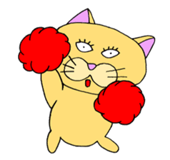 Bachiko`s feeling(japanese cat) sticker #11635832