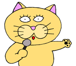 Bachiko`s feeling(japanese cat) sticker #11635834