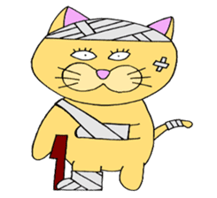 Bachiko`s feeling(japanese cat) sticker #11635841
