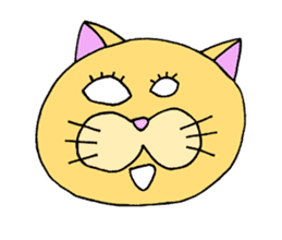 Bachiko`s feeling(japanese cat) sticker #11635843