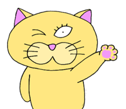 Bachiko`s feeling(japanese cat) sticker #11635847