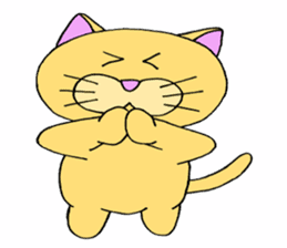 Bachiko`s feeling(japanese cat) sticker #11635862