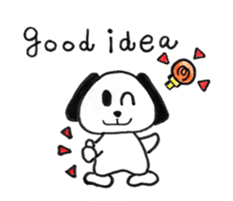 heartwarming dog. sticker #11635985