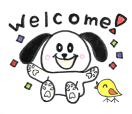 heartwarming dog. sticker #11636020