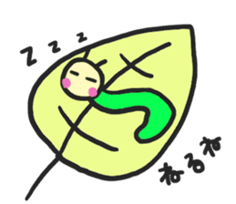 Cabbage butterfly of Mont-chan sticker #11636261