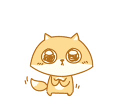 little fox cutee sticker #11637150