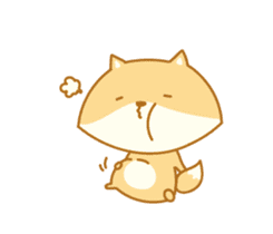 little fox cutee sticker #11637159