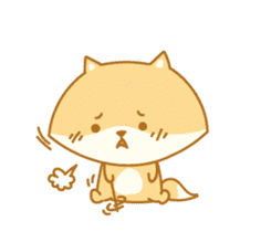 little fox cutee sticker #11637169