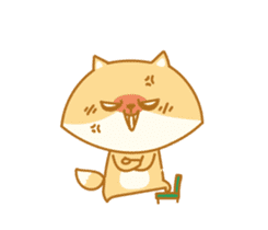 little fox cutee sticker #11637171