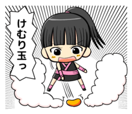 ninja girl and daily life sticker #11637186