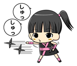 ninja girl and daily life sticker #11637188