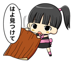 ninja girl and daily life sticker #11637193