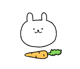 Loose cute rabbit sticker #11637304