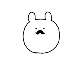 Loose cute rabbit sticker #11637305
