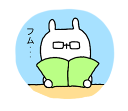 Loose cute rabbit sticker #11637307