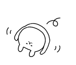 Loose cute rabbit sticker #11637308