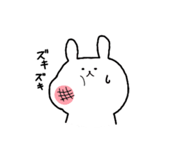 Loose cute rabbit sticker #11637310