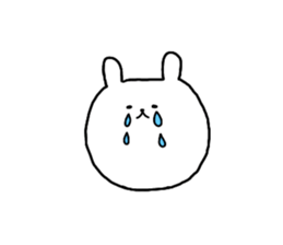 Loose cute rabbit sticker #11637312