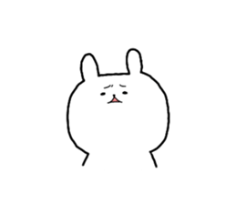 Loose cute rabbit sticker #11637314