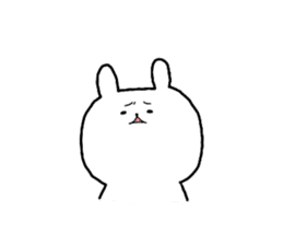 Loose cute rabbit sticker #11637314