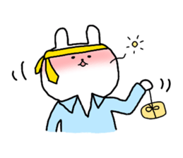 Loose cute rabbit sticker #11637318