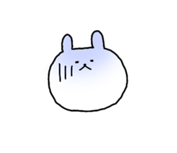 Loose cute rabbit sticker #11637322