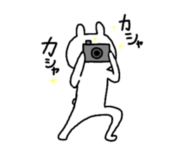 Loose cute rabbit sticker #11637323