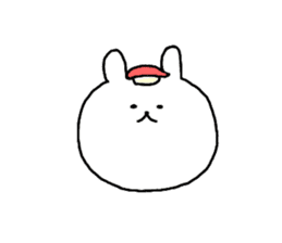 Loose cute rabbit sticker #11637328
