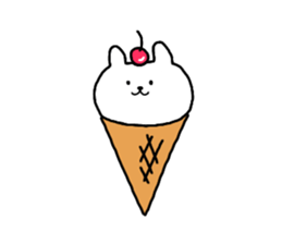 Loose cute rabbit sticker #11637329