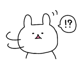 Loose cute rabbit sticker #11637338