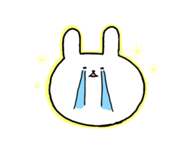 Loose cute rabbit sticker #11637340