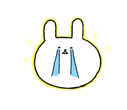 Loose cute rabbit sticker #11637340
