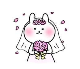 Loose cute rabbit sticker #11637341