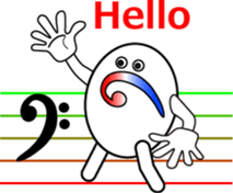 The Musical Score Boy (1) sticker #11637464