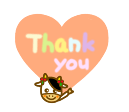 Daily cow sticker sticker #11638117