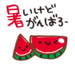 Frequently used words. summer sticker #11638350