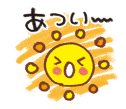 Frequently used words. summer sticker #11638351