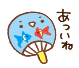 Frequently used words. summer sticker #11638352