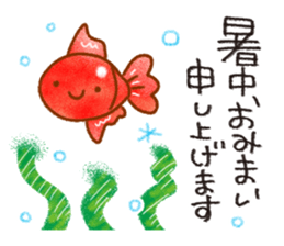 Frequently used words. summer sticker #11638364