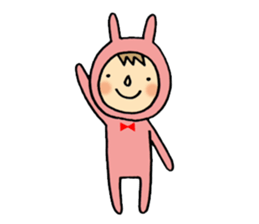 rabbit suit NANA-chan sticker #11638664