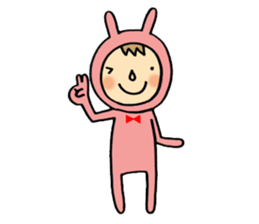rabbit suit NANA-chan sticker #11638667