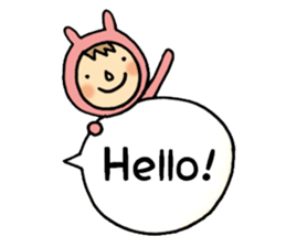 rabbit suit NANA-chan sticker #11638669