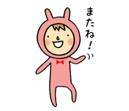 rabbit suit NANA-chan sticker #11638675